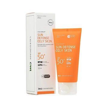 Сонцезахисний крем для жирної та проблемної шкіри обличчя Innoaesthetics Sun Defense oil skin SPF 50+oily, 60 g 22 фото