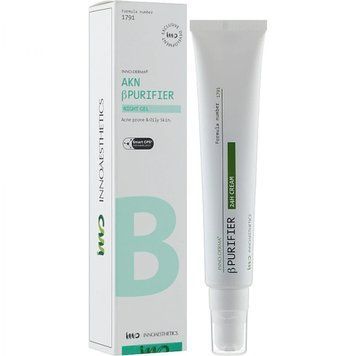 Нічний гель для терапії акне Innoaesthetics AKN &Beta;PURIFIER NIGHT GEL, 50 g 24 фото