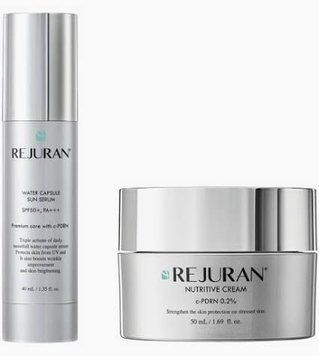 Набір для щоденного догляду за шкірою REJURAN Nutritive Cream (50 мл). Water Capsule Sun Serum SPF 15+Daily Care Duo 2765519195 фото